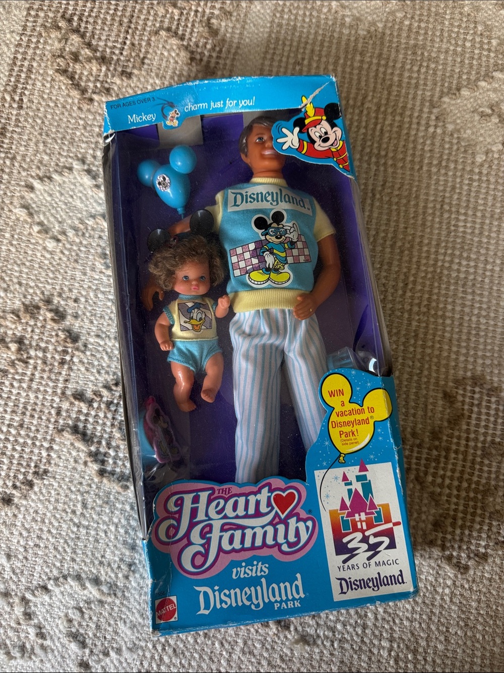 Vintage The Heart Family visits Disneyland dolls